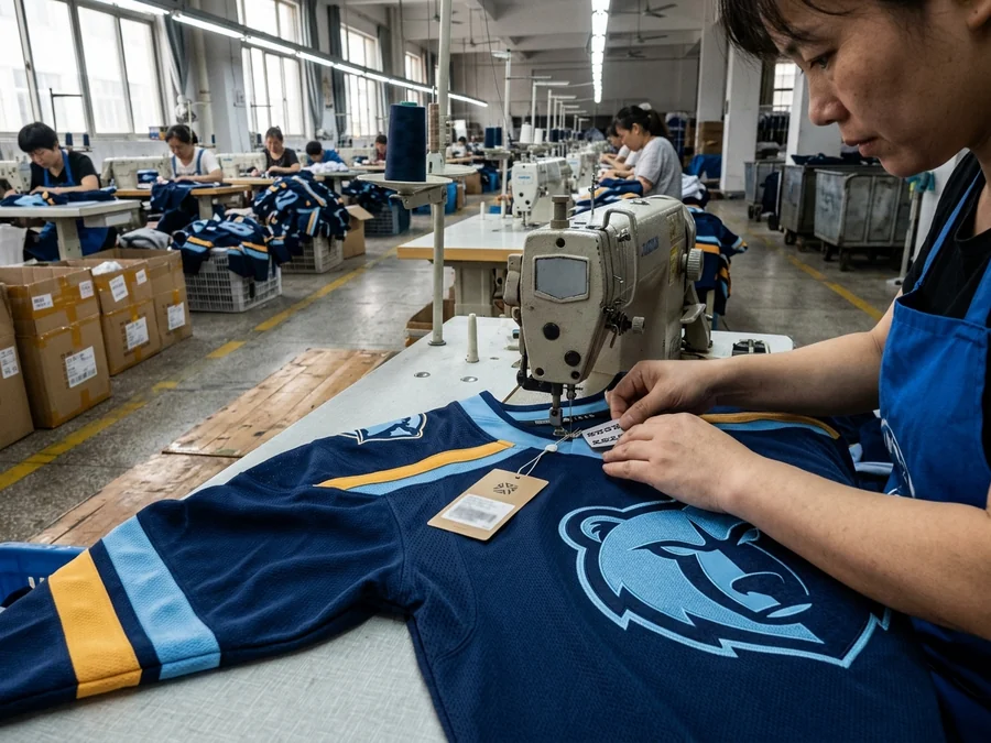 The buyer's own neck labels and hang tags under ODM and private-label programs